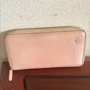 Chanel Pink Leather Wallet